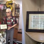 Au construit o viață împreună timp de 55 de ani. Familia Bulat, felicitată de pretura sectorului Buiucani
