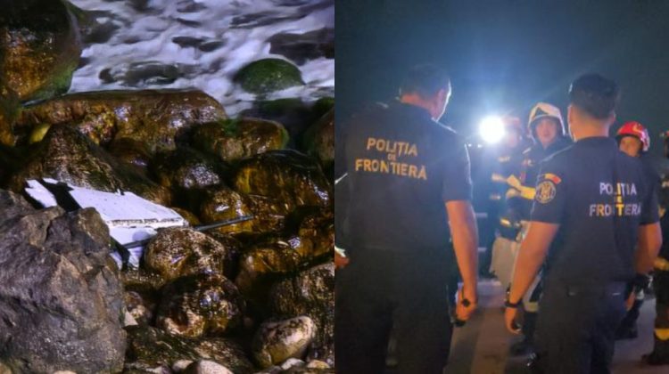 Fragment de dronă, găsit lângă Cazinoul din Constanța. Polițiștii l-au scos dintre pietre