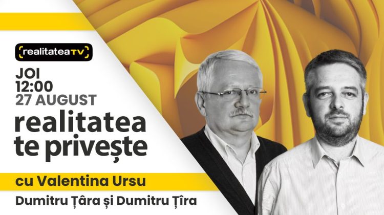 Dumitru Țîra și tatăl său, invitații emisiunii „Realitatea te privește” din 27 august