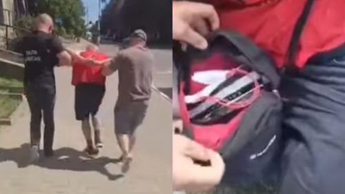 VIDEO Femeie de 70 de ani, la un pas să rămână fără o sumă mare de bani. Escrocul a fost reținut
