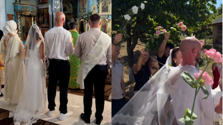 Un artist, fiu de preot, și-a unit destinele cu aleasa inimii. Cununia a avut loc în satul natal
