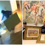 VIDEO Cinci moldoveni, reținuți în Italia după furtul a trei tablouri celebre, evaluate la nouă milioane de euro