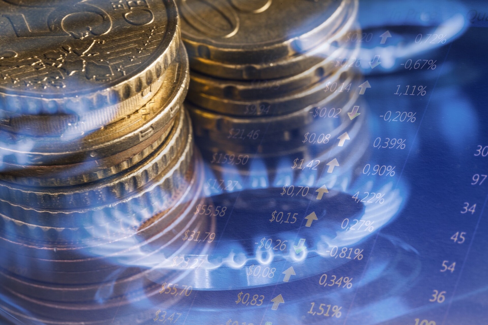 Gazele se scumpesc din nou în Europa: Prețul ajunge aproape de 70 de euro/MWh