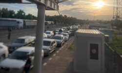 Timpi mari de așteptare la frontiera Giurgiulești–Galați. Cauza: o defecțiune la alimentarea cu energie