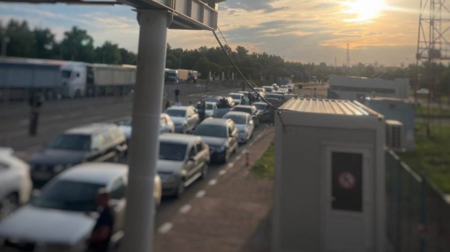 Timpi mari de așteptare la frontiera Giurgiulești–Galați. Cauza: o defecțiune la alimentarea cu energie