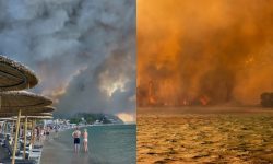 Noapte de coșmar în Halkidiki. Peste 300 de turiști evacuați pe mare