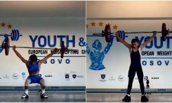 Halterofilii Tudor Cristea și Ilia Costic, pe podium la Europenele U15 din Kosovo