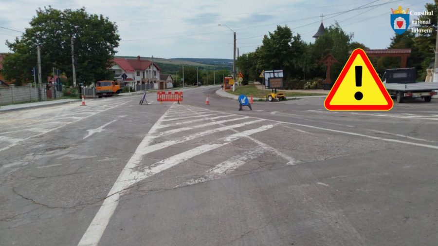 Circulația rutieră pe o stradă din Ialoveni, sistată temporar. Motivul