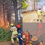 Misiune dificilă pentru pompierii moldoveni în Grecia: Incendiul s-a extins rapid, iar oamenii au fost evacuați