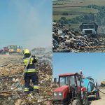 Gunoiștea de la Orhei continuă să ardă: Pompierii luptă cu focul de peste 24 de ore