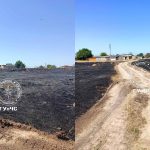Flăcări puternice în regiunea transnistreană! 83 de hectare de vegetație uscată, mistuite de incendiu