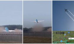 Momente de coșmar pe Aeroportul din München: Boeing 787 a depășit pista, iar coada a fost avariată