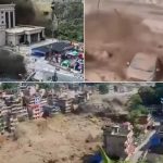 VIDEO Viitură devastatoare în apropierea graniței cu China: 17 morți și sute de dispăruți