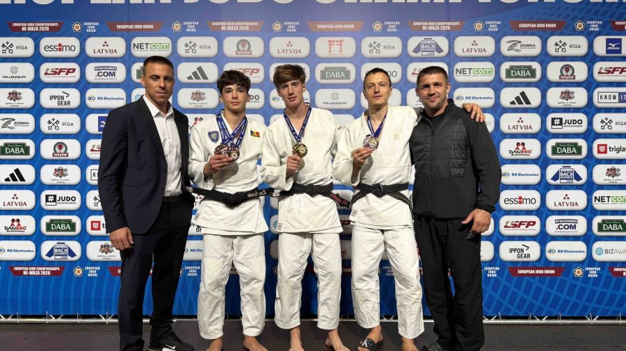 Performanță pentru Moldova la Riga: Aur și trei medalii de bronz la Europenele de Judo Ne-Waza