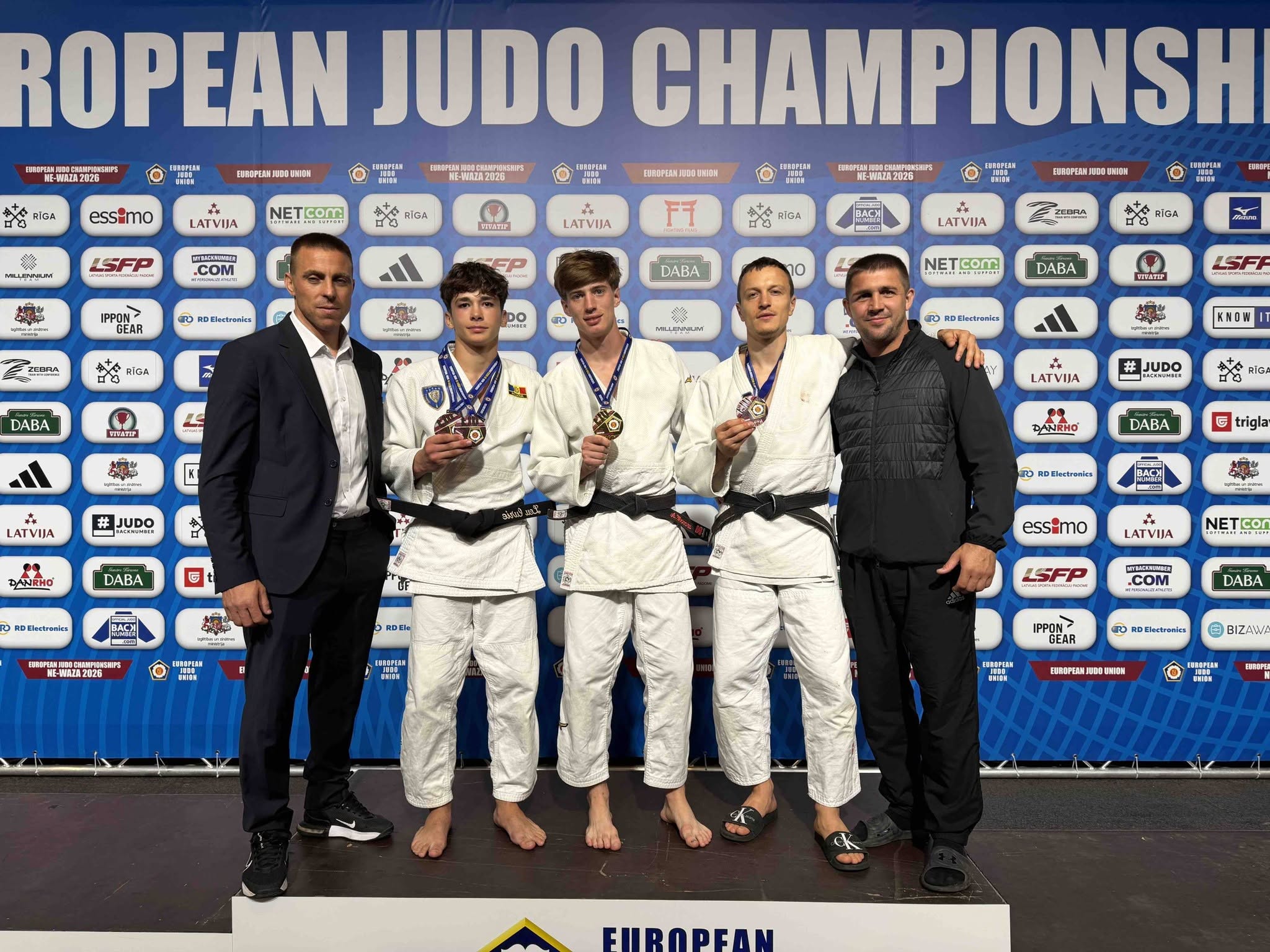 Performanță pentru Moldova la Riga: Aur și trei medalii de bronz la Europenele de Judo Ne-Waza