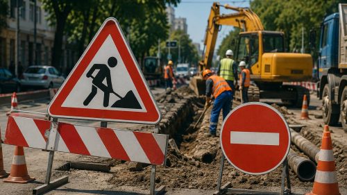 Trafic restricționat pe strada Cetatea Albă din Chișinău. Lucrările vor dura aproape o lună