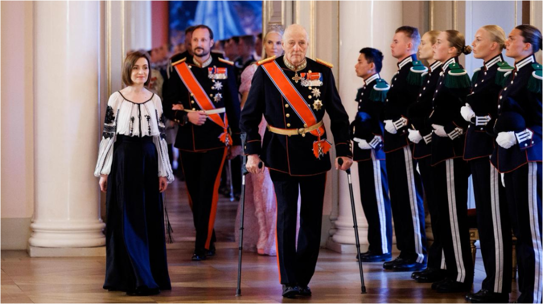 „Îmi voi aminti mereu cu căldură”. Maia Sandu, mesaj de condoleanțe după moartea Regelui Harald al Norvegiei