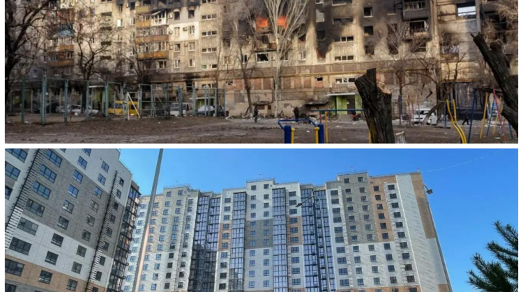 Mariupolul distrus de război se umple de blocuri noi: Rușii cumpără locuințe în orașul ucrainean ocupat