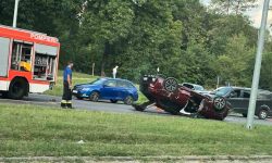 Șoferița BMW-ului răsturnat lângă Aeroport este fiica directoarei unui liceu renumit din Chișinău
