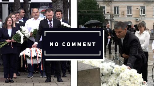 NO COMMENT | ANGAJAȚII PRIMĂRIEI CHIȘINĂU AU MARCAT ZIUA INDEPENDENȚEI CU DEPUNERI DE FLORI