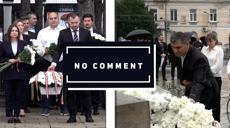 NO COMMENT | ANGAJAȚII PRIMĂRIEI CHIȘINĂU AU MARCAT ZIUA INDEPENDENȚEI CU DEPUNERI DE FLORI