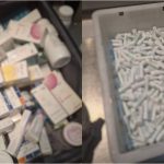 „A adus farmacia” cu ea! Aproape 1.400 de medicamente și suplimente, găsite în bagajul unei femei