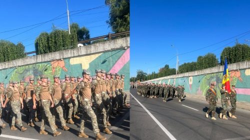 Au început repetițiile pentru parada militară de Ziua Independenței. Peste 2.000 de militari vor defila la Chișinău