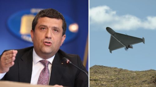 Drona care a traversat Moldova, doborâtă în România. A fost interceptată de un F-18 spaniol