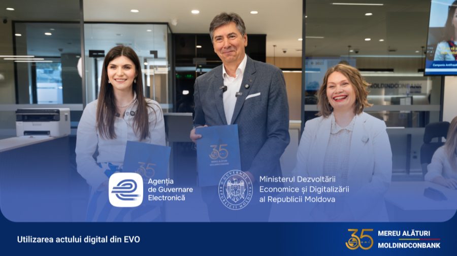 Moldindconbank extinde utilizarea buletinului digital din EVO pentru situațiile de identificare și deservire la ghișeu