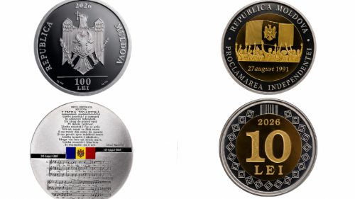 Ziua Independenței Republicii Moldova: Două monede vor fi puse în circulație de BNM