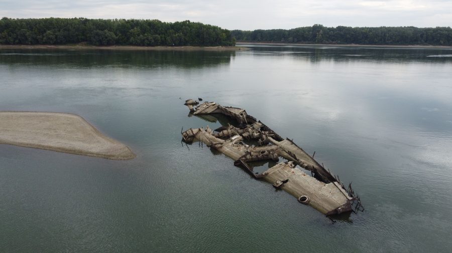 Secarea Dunării scoate la iveală nave germane scufundate în Al Doilea Război Mondial