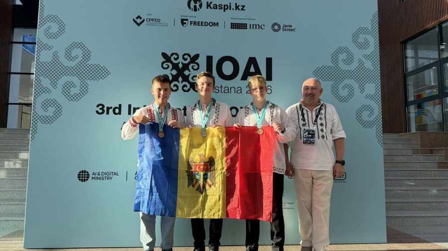 Argint și două medalii de bronz pentru Republica Moldova la Olimpiada Internațională de Inteligență Artificială