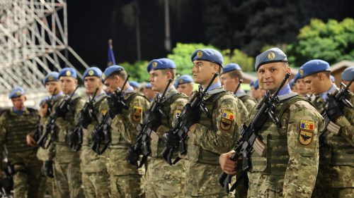 Ultimele pregătiri pentru marea paradă de Ziua Independenței. Militarii repetă în Piața Marii Adunări Naționale
