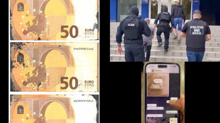 Bancnote cu urme de cerneală, introduse în bancomate din Chișinău. Oamenii legii au descins cu percheziții