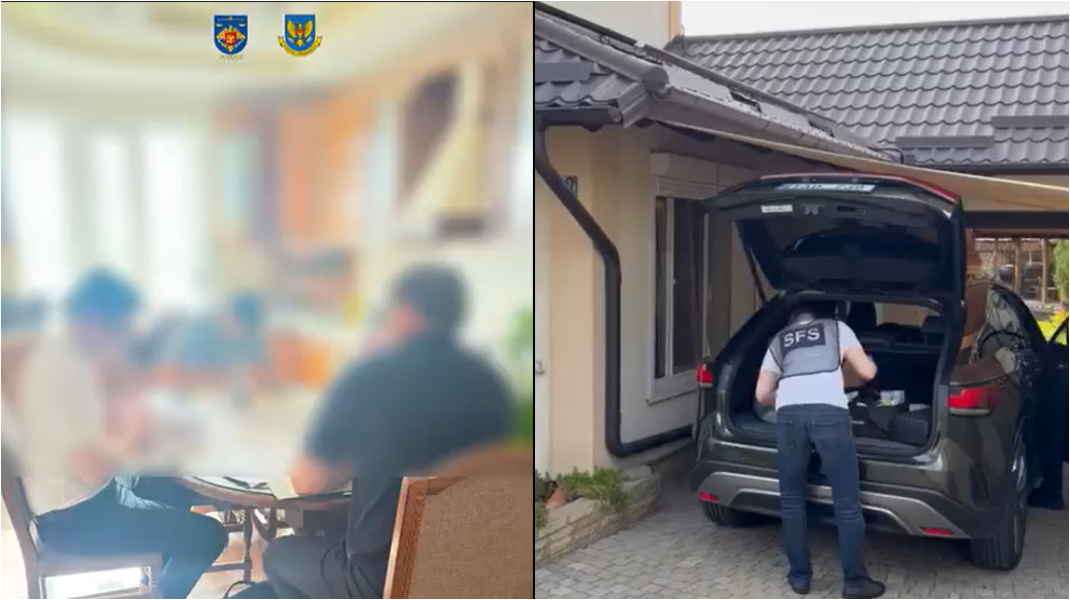 VIDEO Percheziții în Chișinău. Administratorul unei companii, reținut pentru escrocherie de 5.000.000 lei