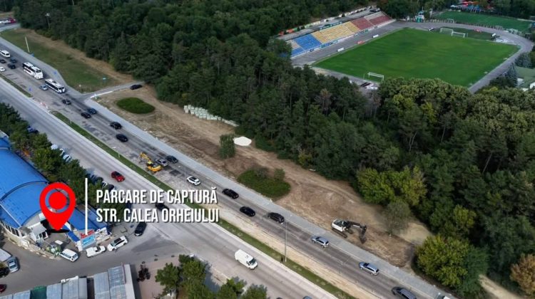 Ion Ceban: Primăria Chișinău amenajează cinci parcări de captură cu peste 1.400 de locuri