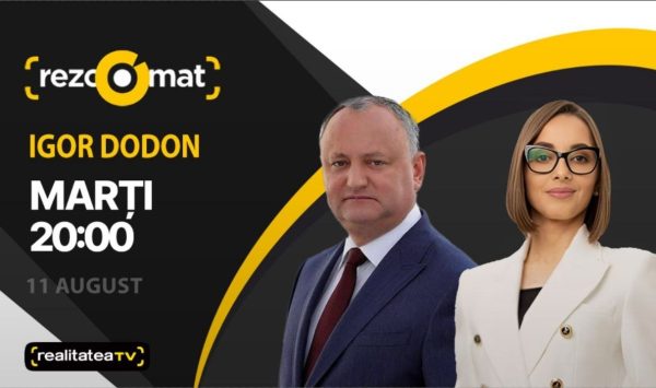 Liderul Partidului Socialiștilor, Igor Dodon, este invitatul emisiunii Rezoomat