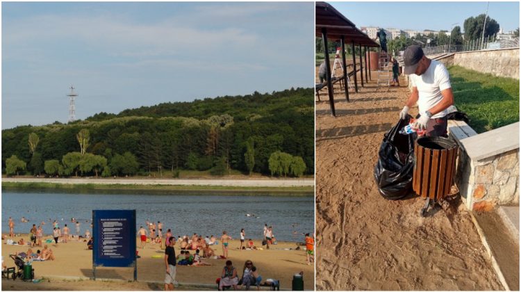 Lucrări de întreținere pe plajele municipale în plină caniculă. Șezlongurile sunt reparate, iar dușurile – verificate