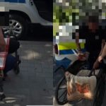 VIDEO „Minune” la Botanica. Un bărbat s-a ridicat din scaunul cu rotile când a văzut polițiștii