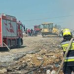 Incendiul de la gunoiștea orășenească din municipiul Orhei, lichidat. Au fost afectați circa 1500 m²