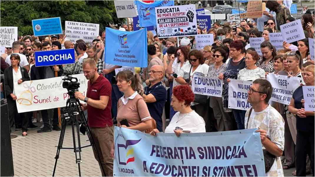 Protestul profesorilor din 1 septembrie, suspendat. Din ce motiv?