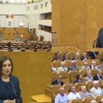 Ședință solemnă la Președinție: Sandu, Grosu și deputații primului Parlament, reuniți în sala Declarației de Independență