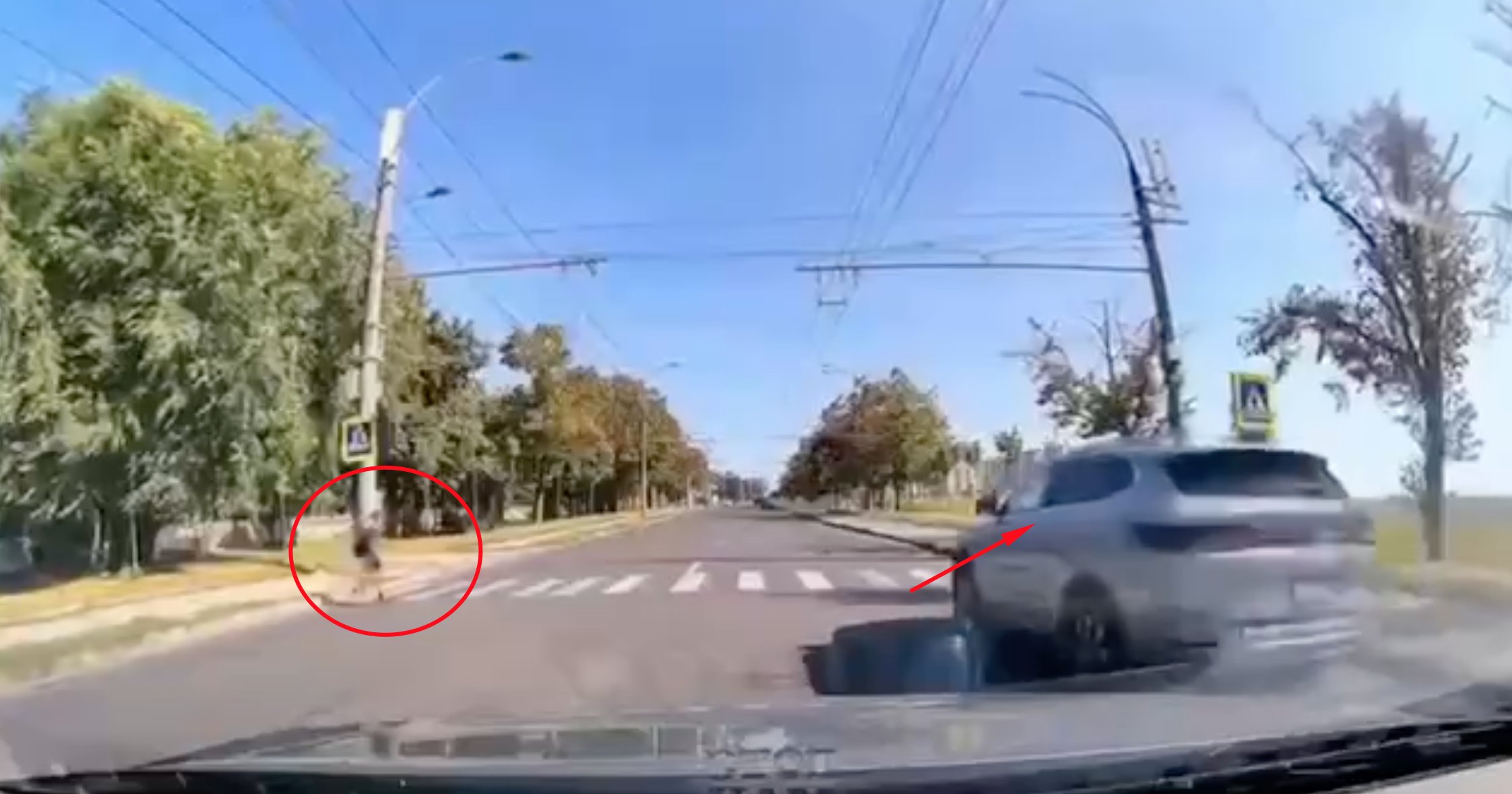 VIDEO Șoferul unui BYD, surprins în timp ce nu acordă prioritate unui pieton. A fost sancționat