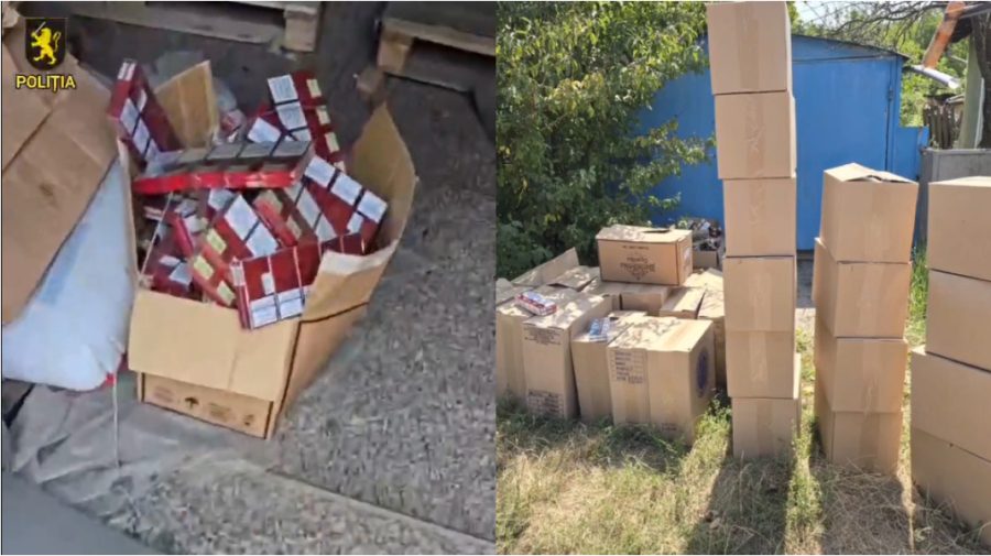 VIDEO Captură de proporții în nordul țării: 1,9 milioane de țigarete, ridicate de oamenii legii