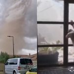 Un sat din Franța, devastat de o tornadă: Zeci de răniți și sute de case afectate