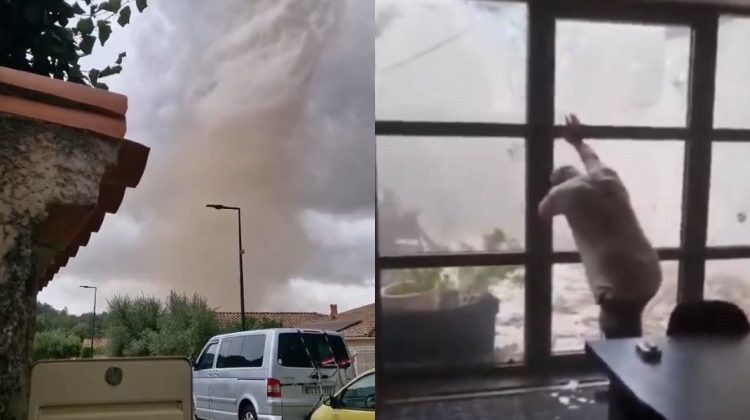 Un sat din Franța, devastat de o tornadă: Zeci de răniți și sute de case afectate