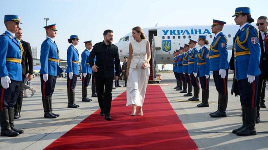 Zelenski a ajuns în Serbia, în prima sa vizită în acest stat aliat tradiţional al Rusiei după 2022