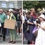 VIDEO „Statul tace, femeile mor”: Protest în fața MAI după crima de la Măgdăcești