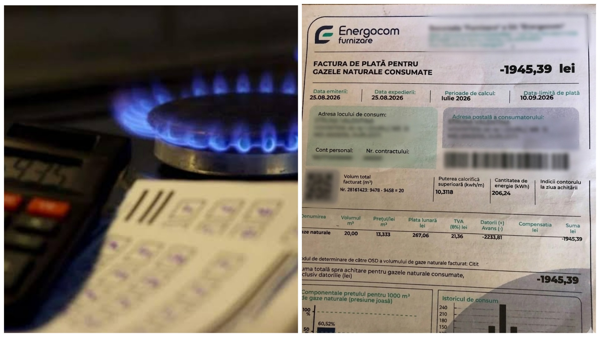Probleme cu facturile la energie? Unii consumatori reclamă sume pe care susțin că le-au achitat deja