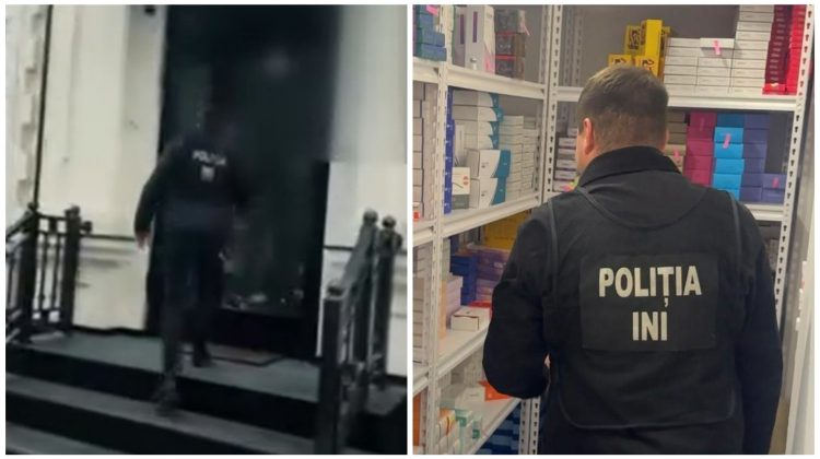 VIDEO Percheziții la mai multe centre medicale și saloane de frumusețe: Produse de peste trei milioane de lei, ridicate